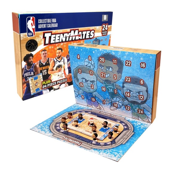 NBA TeenyMates Advent Calendar. NWT in box! - Picture 1 of 7